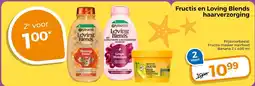 Trekpleister Fructis en loving blends haarverzorging aanbieding