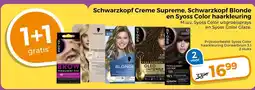 Trekpleister Schwarzkopf creme supreme, schwarzkopf blonde en syoss color haarkleuring aanbieding