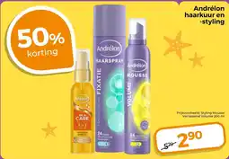 Trekpleister Andrélon haarkuur en styling aanbieding