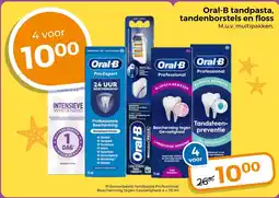 Trekpleister Oral-B tandpasta, tandenborstels en floss aanbieding