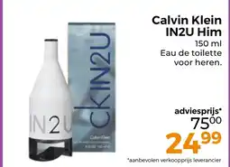 Trekpleister Calvin klein IN2U him aanbieding