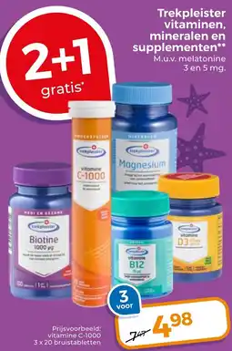 Trekpleister Trekpleister vitaminen, mineralen en supplementen aanbieding