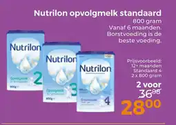 Trekpleister Nutrilon opvolgmelk standaard aanbieding