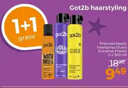 Trekpleister Got2b haarstyling aanbieding