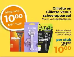 Trekpleister Gillette en gillette venus scheerapparaat aanbieding