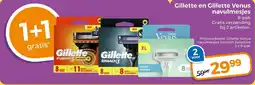 Trekpleister Gillette en gillette venus navulmesjes aanbieding