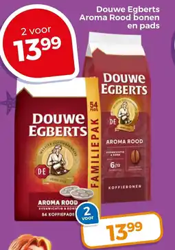 Trekpleister Douwe egberts aroma rood bonen en pads aanbieding