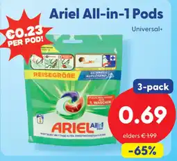 Die Grenze Ariel all-in-1 pods aanbieding