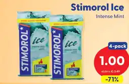 Die Grenze Stimorol ice intense mint aanbieding