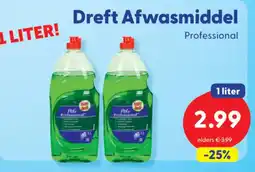 Die Grenze Dreft Afwasmiddel Professional aanbieding