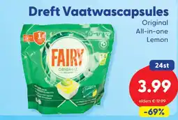Die Grenze Fairy dreff vaatwascapsules original aanbieding