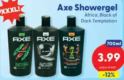 Die Grenze Axe Showergel aanbieding