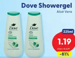 Die Grenze Dove showergel aanbieding