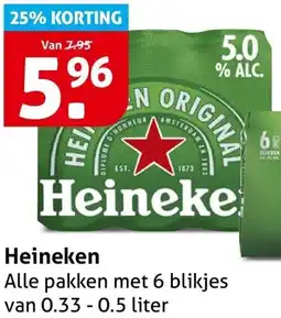 Hoogvliet Heineken aanbieding