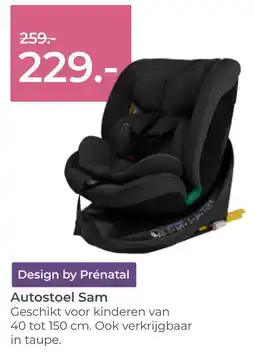 Prenatal Design by Prénatal Autostool Sam aanbieding