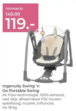 Prenatal Ingenuity Swing 'n Go Portable Swing aanbieding