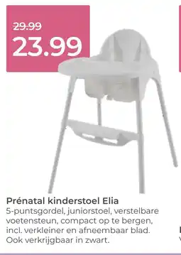 Prenatal Prénatal kinderstoel Elia aanbieding