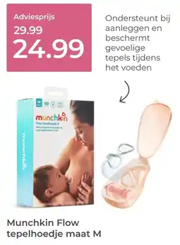 Prenatal Munchkin Flow tepelhoedje aanbieding