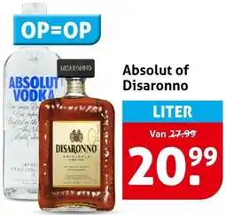 Hoogvliet Absolut of Disaronno aanbieding