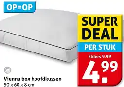 Hoogvliet Vienna box hoofdkussen aanbieding
