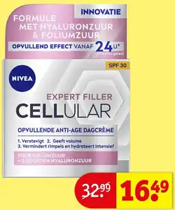 Kruidvat Nivea expert filler cellular aanbieding