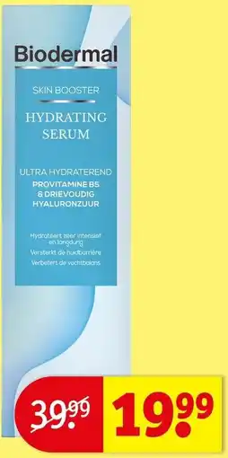 Kruidvat Biodermal hydrating serum aanbieding
