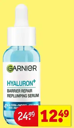 Kruidvat Garnier hyaluron+ aanbieding