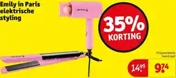 Kruidvat Emily in Paris elektrische styling aanbieding