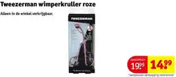Kruidvat Tweezerman wimperkruller roze aanbieding