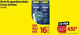 Kruidvat Oral-B opzetborstels Cross Action aanbieding