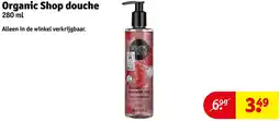 Kruidvat Organic Shop douche aanbieding