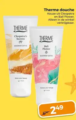 Trekpleister Therme douche aanbieding