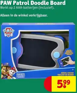 Kruidvat PAW Patrol Doodle Board aanbieding