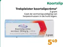 Trekpleister Trekpleister koortslipcrème aanbieding