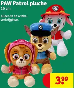 Kruidvat PAW Patrol pluche aanbieding