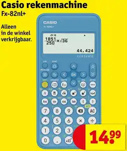 Kruidvat Casio rekenmachine Fx-82nl+ aanbieding