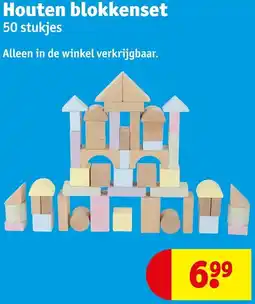 Kruidvat Houten blokkenset aanbieding