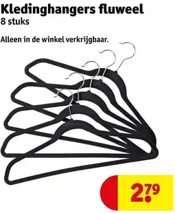 Kruidvat Kledinghangers fluweel aanbieding