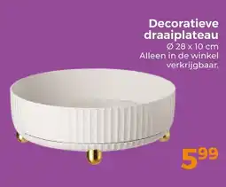 Trekpleister Decoratieve draaiplateau aanbieding