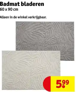 Kruidvat Badmat bladeren aanbieding