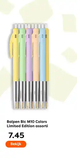 The Read Shop Balpen bic m10 colors limited edition assorti aanbieding