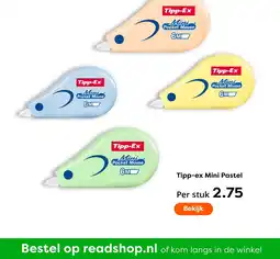 The Read Shop Tipp-ex mini pastel aanbieding