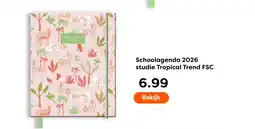 The Read Shop Schoolagenda 2026 studie Tropical Trend FSC aanbieding
