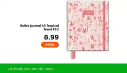The Read Shop Bullet journal A5 Tropical Trend FSC aanbieding