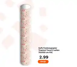 The Read Shop Kaft/cadeaupapier tropical trend aanbieding