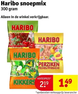 Kruidvat Haribo snoepmix aanbieding