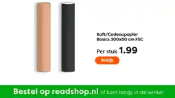 The Read Shop Kaft/Cadeaupapier Basics FSC aanbieding