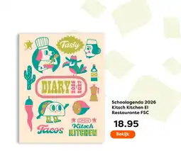 The Read Shop Schoolagenda 2026 Kitsch Kitchen El Restaurante FSC aanbieding