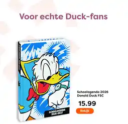 The Read Shop Schoolagenda 2026 Donald Duck FSC aanbieding