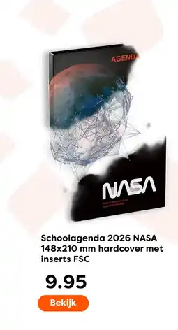 The Read Shop Schoolagenda 2026 NASA hardcover met aanbieding